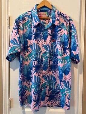 Dixxon Flannel Company Tropical Print Short Sleeve Shirt Hawaiian The Morris New